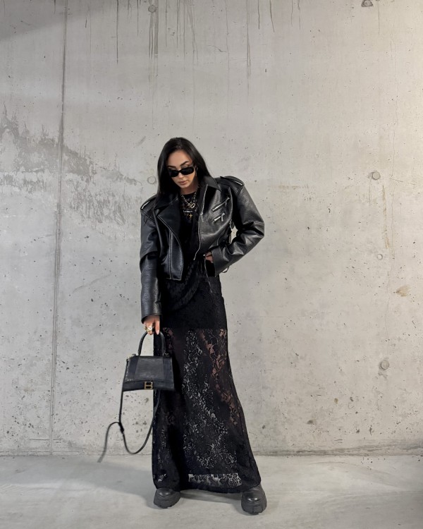 spódnica koronkowa, spódnica czarna, spódnica koronka, la milla, lamilla, spódnica na wyjście, spódnica  maxi