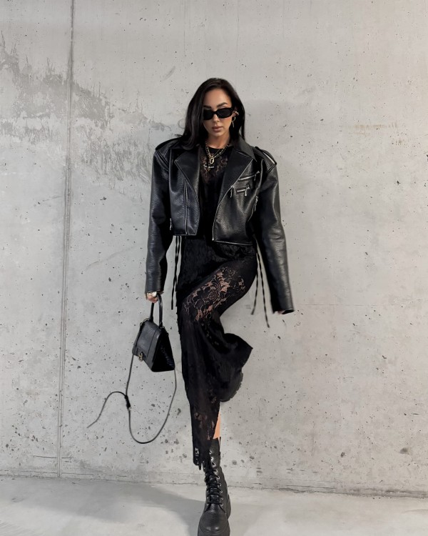 spódnica koronkowa, spódnica czarna, spódnica koronka, la milla, lamilla, spódnica na wyjście, spódnica  maxi