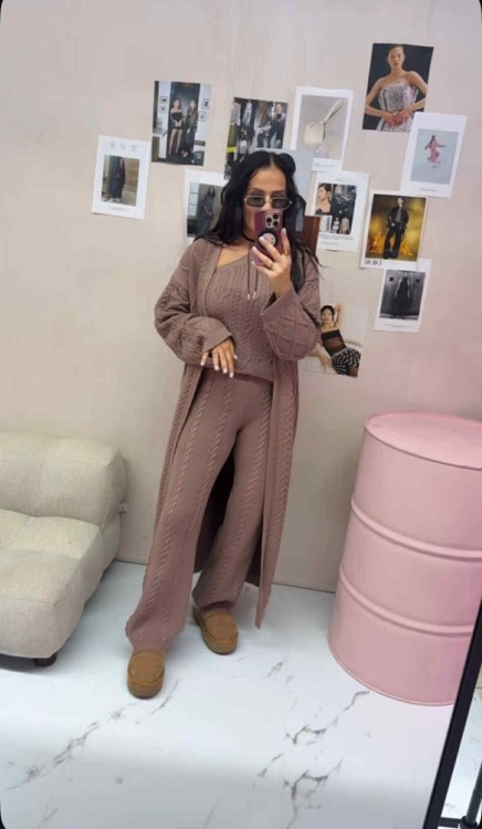 kardigan wełniany, kardingan wełniany la milla mokka, kardigan wełniany długi na zimę, la milla, gruby kardigan na zimę, kardigan wełniany maxi