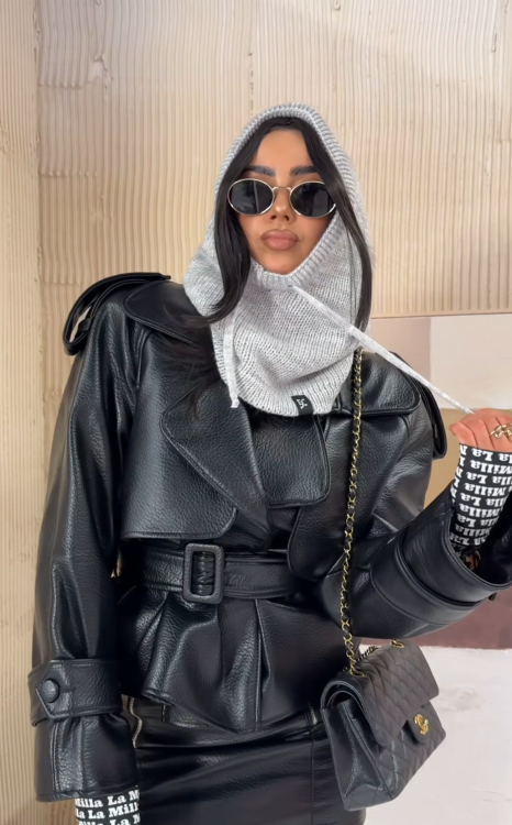 la milla balaclava szara, la milla kapturek szary, la milla szara komin, szara balaklawa la milla, balaclava szara na zimę