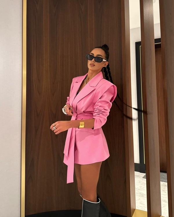 marynarka la milla, la milla, marynarka wigilia, marynarka damska różowa, marynarka damska la milla, różowa marynarka, elegancka marynarka damska, polska produkcja