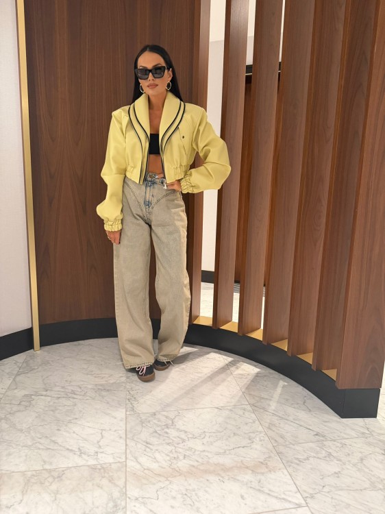 la milka kurtka skórzana limonkowa, la milla kurtka skóra limonka, la milla kurtka ramoneska, la milla ramoneska skórzana, la milla skórzana kurtka na wiosnę, la milla krótka ramoneska