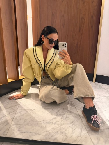 la milka kurtka skórzana limonkowa, la milla kurtka skóra limonka, la milla kurtka ramoneska, la milla ramoneska skórzana, la milla skórzana kurtka na wiosnę, la milla krótka ramoneska