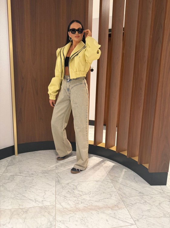 la milka kurtka skórzana limonkowa, la milla kurtka skóra limonka, la milla kurtka ramoneska, la milla ramoneska skórzana, la milla skórzana kurtka na wiosnę, la milla krótka ramoneska