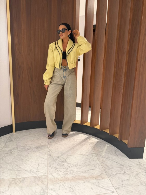 la milka kurtka skórzana limonkowa, la milla kurtka skóra limonka, la milla kurtka ramoneska, la milla ramoneska skórzana, la milla skórzana kurtka na wiosnę, la milla krótka ramoneska