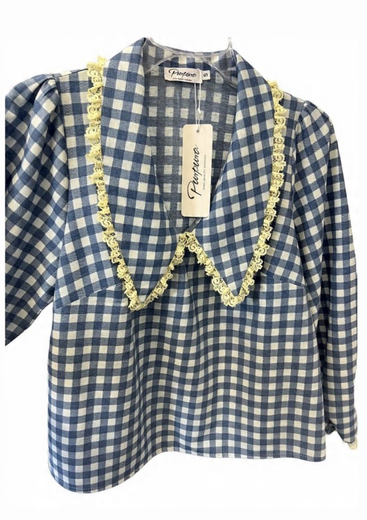 koszula purpura, koszula z kołnierzykiem, koszula vintage, koszula damska z kołnierzykiem, koszula damska na wiosnę, koszula damska do jeansów, koszula z kołnierzykiem niebieska niebieska, koszula damska purpura niebieska, koszula z kołnierzykiem purpura